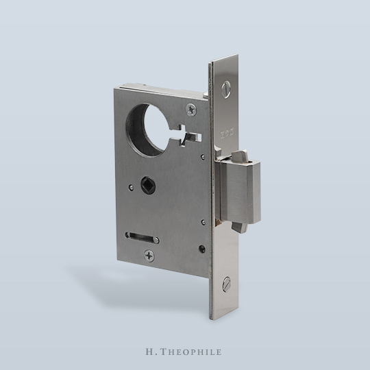 Sliding privacy mortise deadbolt