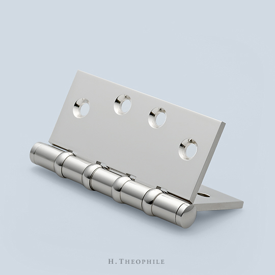 Four ball bearing butt hinge to accept finial