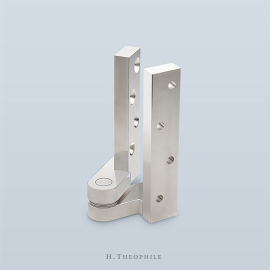 Offset pivot hinge set