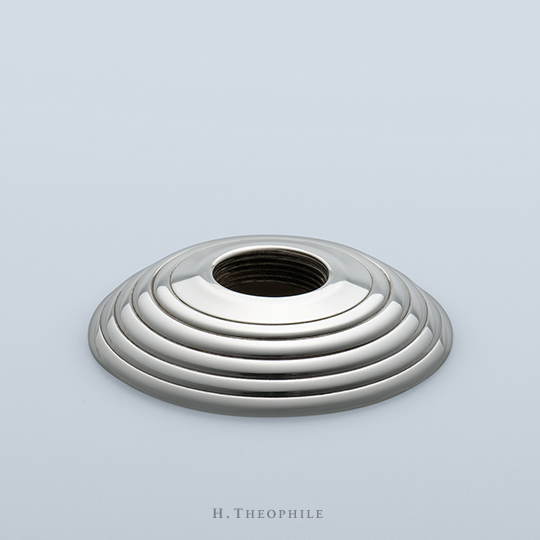 Stepped rosette with concentric circles