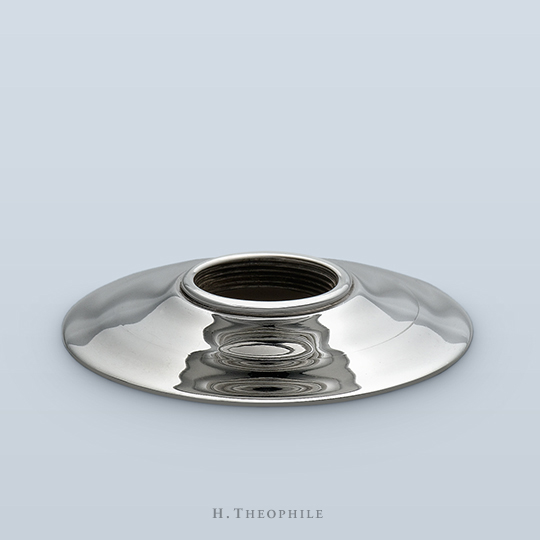 Sloped rosette with concealed mounting