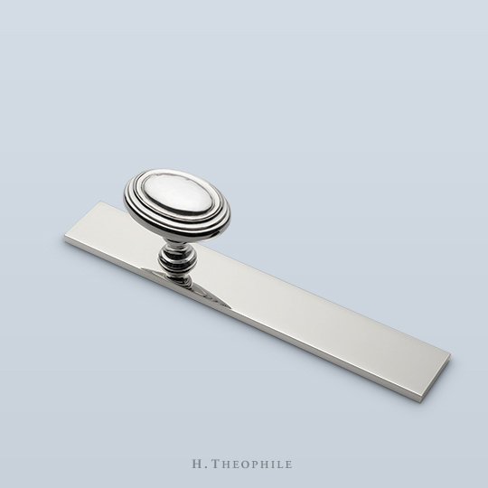French oval knob