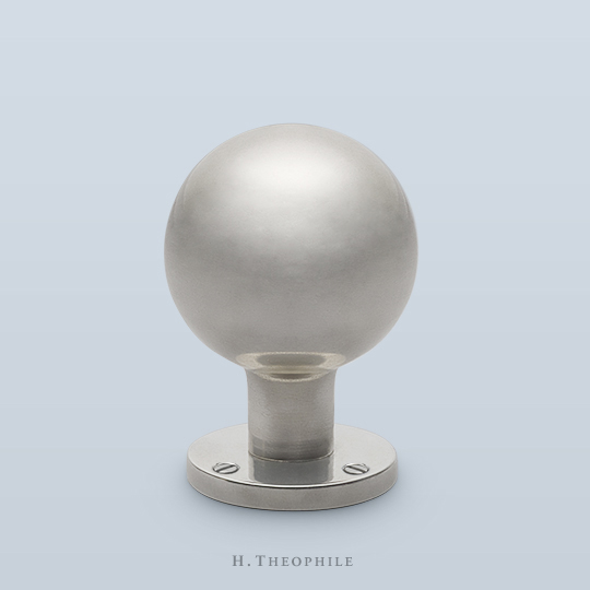 Globe knob with straight shaft