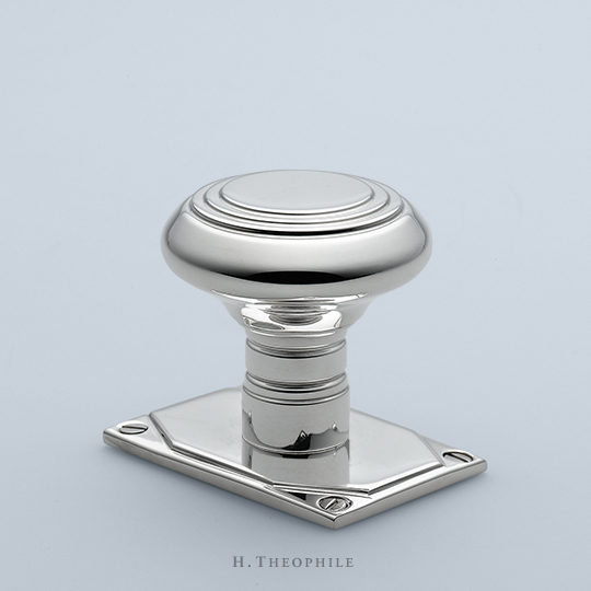 Round classic knob with concentric circles