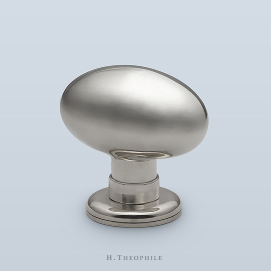 Egg knob with straight shaft