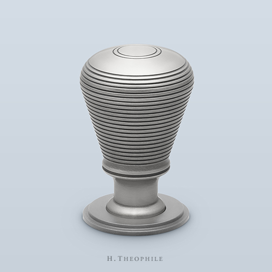 Ringed knob with concentric circle face