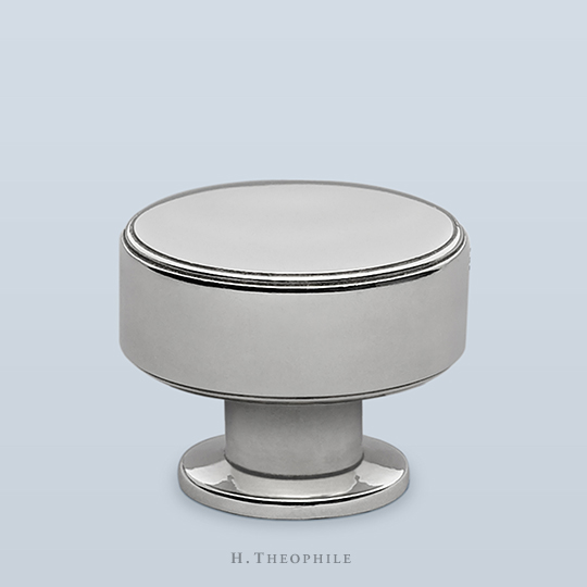 Bauhaus knob with perimeter edge detail