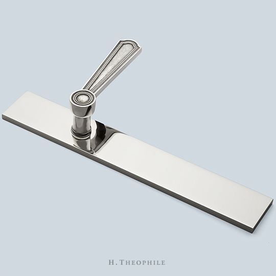 Edwardian style lever: 4-7/16" l., 1-5/8" P