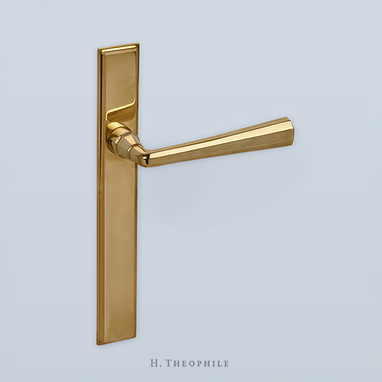 Octagonal profile lever