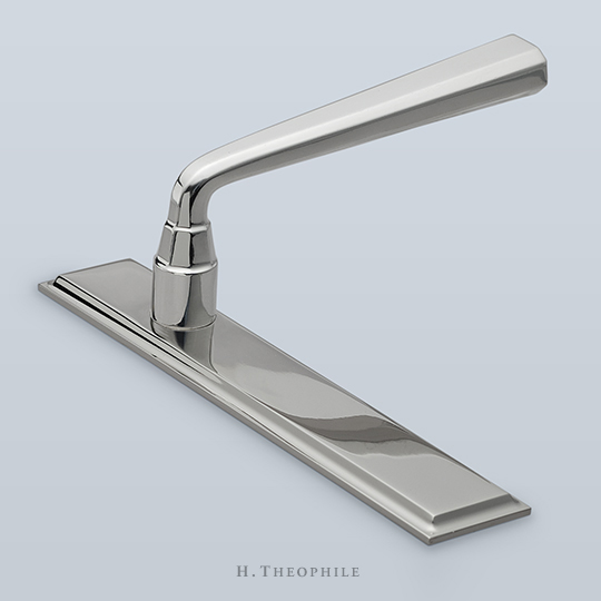 Octagonal profile lever