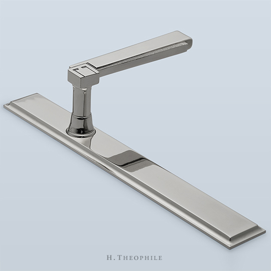 Neoclassical etched lever
