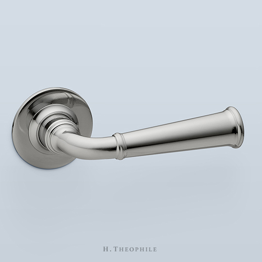 Classic tapered lever with decoratvie banding