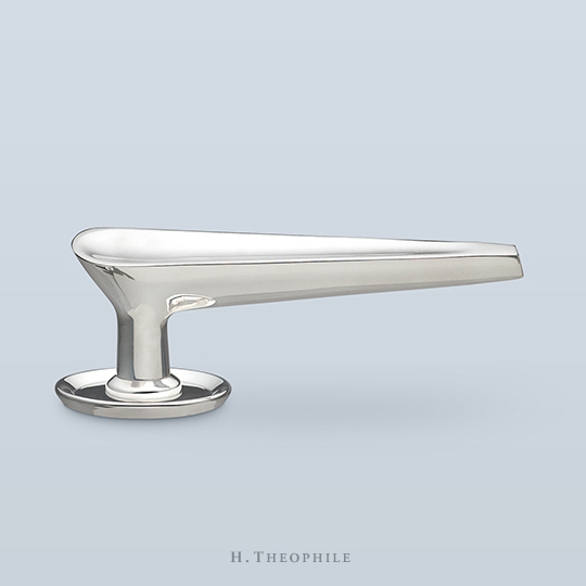 Italian tapered lever with concave face, 4-7/8" overall length