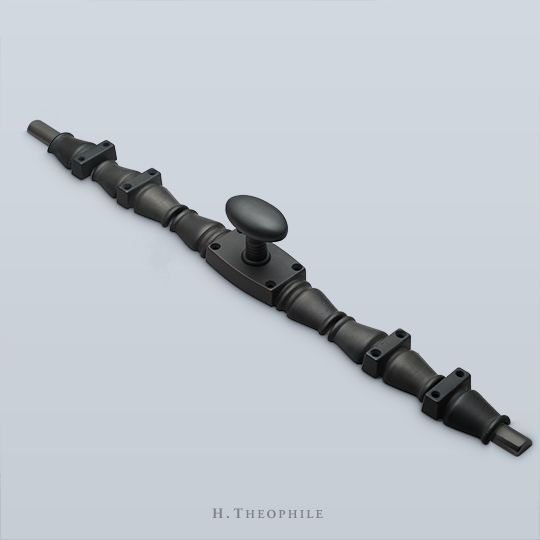 Dark fluted end