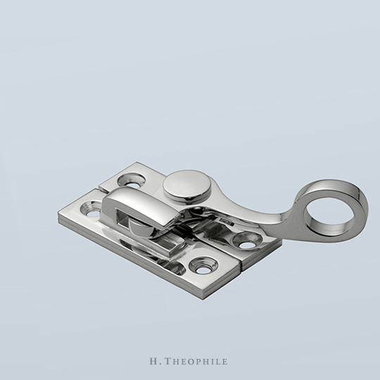 Casement fastener with ring handle