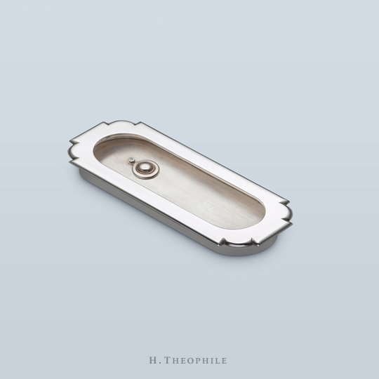 Decorative recessed pull