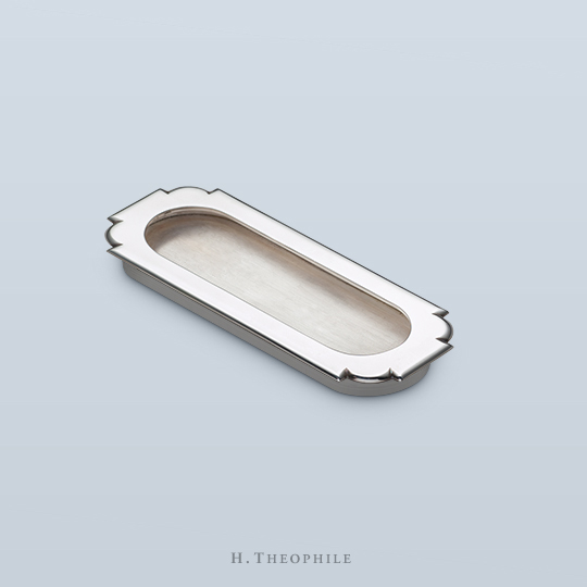 Decorative recessed pull