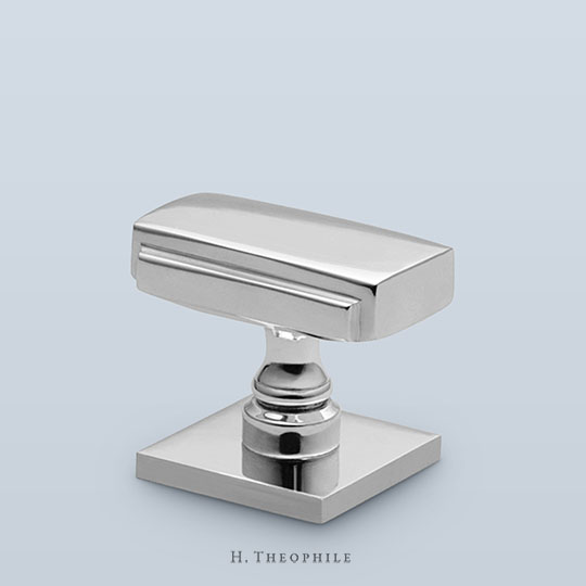 Rectangular deco cabinet pull