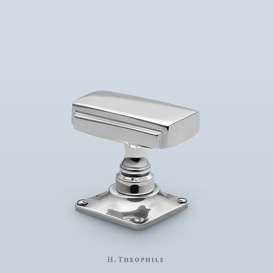 Rectangular deco cabinet pull