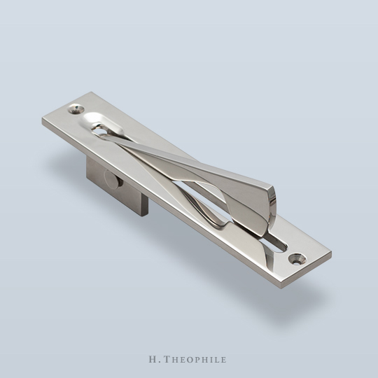 Knife edge pull for pocket doors