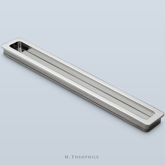 Rectangular with symmetrical frame and radiused inner & outer corners