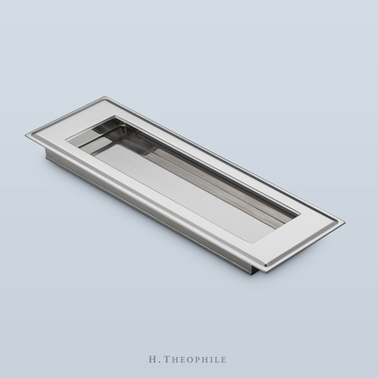 Rectangular with beveled stepped edge