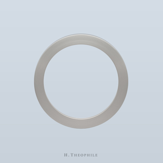 Circular cabinet pull