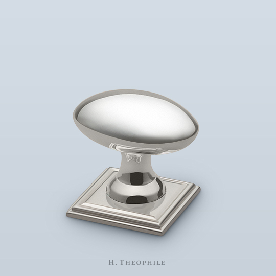 Elliptical cabinet pull