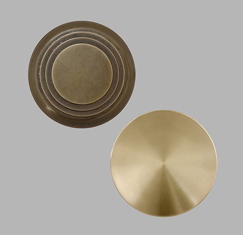 Satin Brass versus antique brass finishes