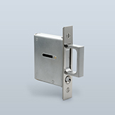 Mortised pocket edge pull mechanism