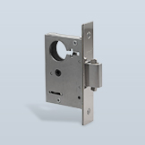 Sliding privacy mortise deadbolt