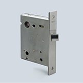 Interior passage mortise lockset