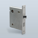 Interior privacy mortise lockset
