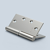 Round paumelle hinge to accept washer