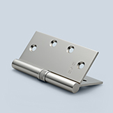 Round paumelle hinge to accept washer
