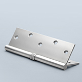 Elongated round paumelle hinge to accept washer
