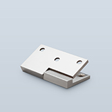 Square knuckle paumelle cabinet hinge