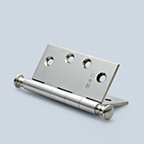 Butt hinge to accept finial