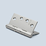 Close-spaced, two ball bearing butt hinge to accept finial