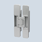 Concealed hinge with 3-dimensional adjustment