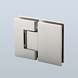 Glass-to-glass hinge