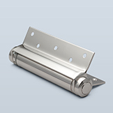 Large barrel single-acting spring hinge