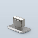Rectangular deco thumbturn