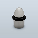 Bullet floor mounted door stop