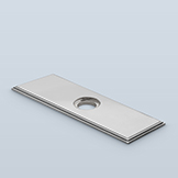 Triple-step rectangular backplate