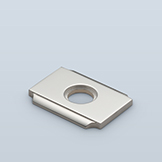 Rectangular deco backplate