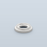Minimalist rosette with collar & concealed mounting