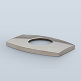 Oblong backplate
