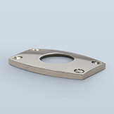 Oblong backplate