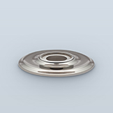 Stepped rosette with concealed mounting
